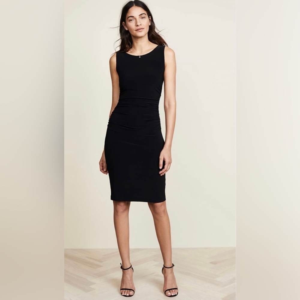 Kamali Kulture Black Ruched Dress